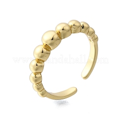 Brass Open Cuff Rings for Women&nbsp;RJEW-F179-04G