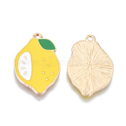 Alloy Enamel Pendants&nbsp;X-ENAM-T011-39KC-RS