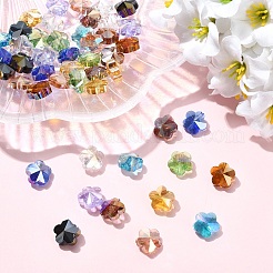50Pcs 10 Colors Electroplate Glass Beads Strands&nbsp;EGLA-YW0005-69