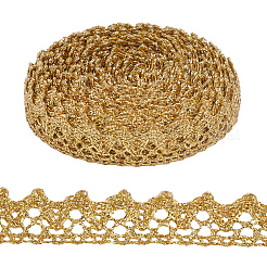 2 Rolls Metallic Yarn Lace Trim&nbsp;OCOR-GF0005-58A
