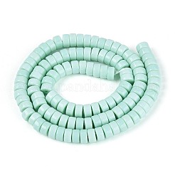Opaque Solid Color Glass Beads Strands&nbsp;GLAA-N026-3x6mm-14