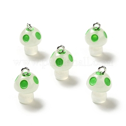 Spray Painted Luminous Resin Pendants&nbsp;RESI-A017-05B