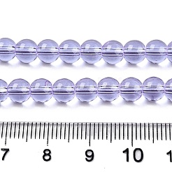 Transparent Glass Beads Strands&nbsp;X-GLAA-T032-T6mm-01