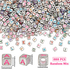 880Pcs Opaque Acrylic Beads&nbsp;OACR-PA0001-87