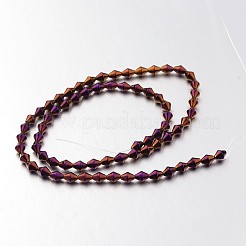 Electroplate Non-magnetic Synthetic Hematite Bead Strands&nbsp;G-F300-32-04