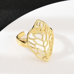 Brass Adjustable Cuff Rings&nbsp;RJEW-C139-16B-G
