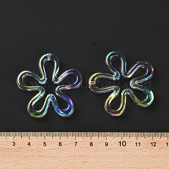 Plated UV Acrylic Beads&nbsp;TACR-S161-04