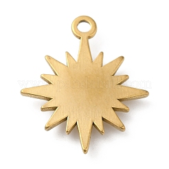 Real 18K Gold Plated 304 Stainless Steel Pendants&nbsp;STAS-A084-23G-03