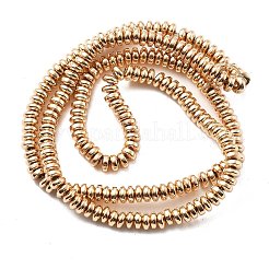 Electroplated Synthetic Non-magnetic Hematite Beads Strands&nbsp;G-M095-C01-05KCG