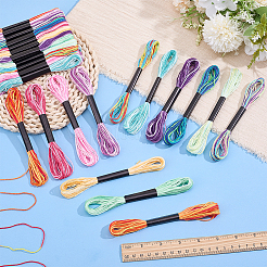 Segment Polyester Embroidery Floss&nbsp;OCOR-WH0120-71