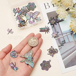 20Pcs 10 Style Alloy Pendants&nbsp;FIND-CA0005-82