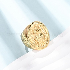 304 Stainless Steel Finger Rings&nbsp;RJEW-F201-07G