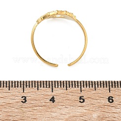 304 Stainless Steel Cuff Open Rings for Women&nbsp;RJEW-L341-04B-G
