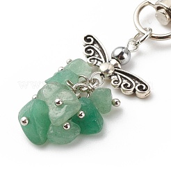 Natural Green Aventurine Beaded Cluster Pendant Decorates&nbsp;HJEW-JM00697-05
