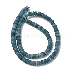 Frosted Dyed Natural White Jade Beads Strands&nbsp;G-K389-C43-01A-01