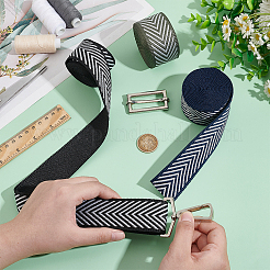 3Pcs 3 Colors Polyester Arrow Ribbon&nbsp;OCOR-BC0006-71