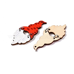 Printed Poplar Wood Big Pendants&nbsp;FIND-N005-74C-03