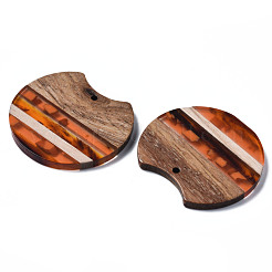 Resin & Walnut Wood Pendants&nbsp;RESI-N025-014A-D01