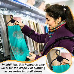 Plastic Scarf Display Hangers&nbsp;AJEW-WH0528-63A