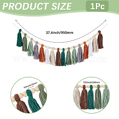 Cotton Tassel Hanging Wall Art Decorations&nbsp;HJEW-WH20003-20B
