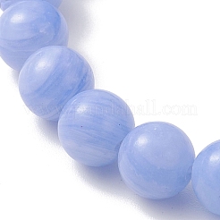 Natural Dyed Blue Lace Agate & Green Aventurine & Dyed Lapis Lazuli & Quartz Crystal & Red Aventurine & Carnelian & Dyed Quartz & Amethyst Beads Stretch Bracelets for Women&nbsp;BJEW-JB12934-01
