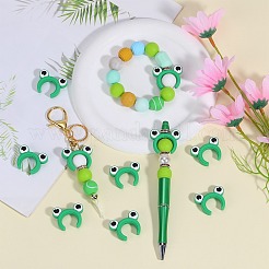 10Pcs Frog Food Grade Silicone Focal Beads&nbsp;SIL-SZ0001-68