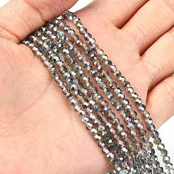 Electroplate Glass Beads Strands&nbsp;X-EGLA-D021-15