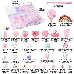 ABS Plastic Imitation Pearl & Polymer Clay & Acrylic & Resin Cabochons Findings Kits&nbsp;DIY-FS0009-77