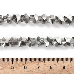 Electroplate Transparent Glass Beads Strands&nbsp;EGLA-U004-03A-PL02