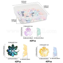 120Pcs 3 Styles Opaque Resin Beads&nbsp;RESI-FS0002-29