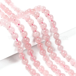 Natural Madagascar Rose Quartz Beads Strads&nbsp;X1-G-D655-8mm