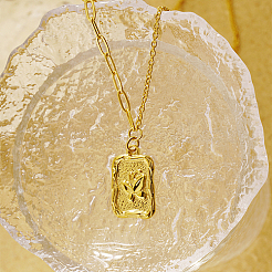 304 Stainless Steel Pendant Necklaces&nbsp;PM9319-1
