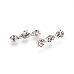 Tibetan Style Alloy Toggle Clasps&nbsp;TIBE-L003-015AS