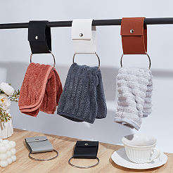 5Pcs 4 Colors PU Leather Towel Hook&nbsp;AJEW-NB0008-76