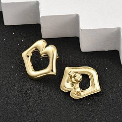 Ion Plating(IP) 304 Stainless Steel Stud Earrings&nbsp;EJEW-K268-11G