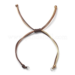 Gradient Color Adjustable Braided Nylon Cord Bracelet Making&nbsp;AJEW-JB01163-01