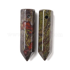 Natural Dragon Blood Pointed Pendants&nbsp;G-D460-01J