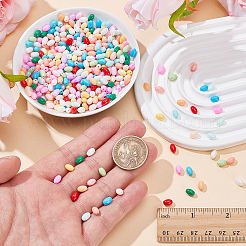 600Pcs 4 Bags Baking Paint Glass Beads&nbsp;GLAA-SC0003-22