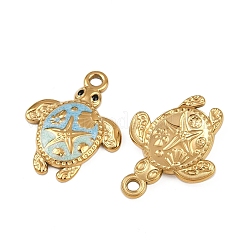 304 Stainless Steel Enamel Pendants&nbsp;STAS-K309-01G-01