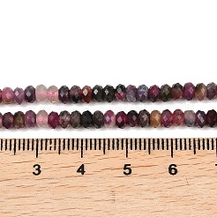 Natural Multicolor Tourmaline Beads Strands&nbsp;G-B175-A07-2x4mm
