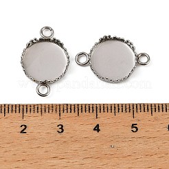 304 Stainless Steel Connector Cabochon Settings&nbsp;STAS-NH0003-01P