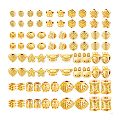 100Pcs 20 Styles Alloy Beads&nbsp;FIND-PH0026-76G-02