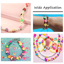 400Pcs 2 Style Fruit Theme DIY Stretch Bracelet Making Kits&nbsp;DIY-CD0001-15
