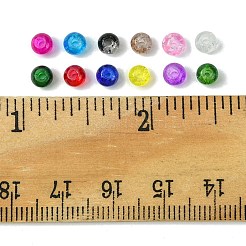 12 Colors Transparent Baking Paint Crackle Glass Beads&nbsp;CCG-FS0001-02B