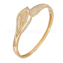Alloy & Rhinestone Hinged Bangles for Women&nbsp;FS-WG5EAEB-01