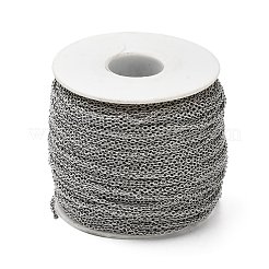 Tarnish Resistant 304 Stainless Steel Cable Chains&nbsp;CHS-Q001-08-100m