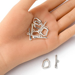 Alloy Toggle Clasps&nbsp;PALLOY-YW0002-22MS