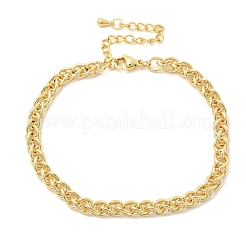 Brass Wheat Chains Bracelets for Women&nbsp;BJEW-H639-11G