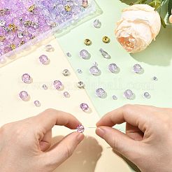 Baking Paint & Transparent Glass Beads&nbsp;DIY-FS0010-57