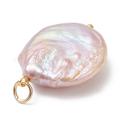 Natural Baroque Pearl Keshi Pearl Pendants&nbsp;X-PALLOY-JF04629-01